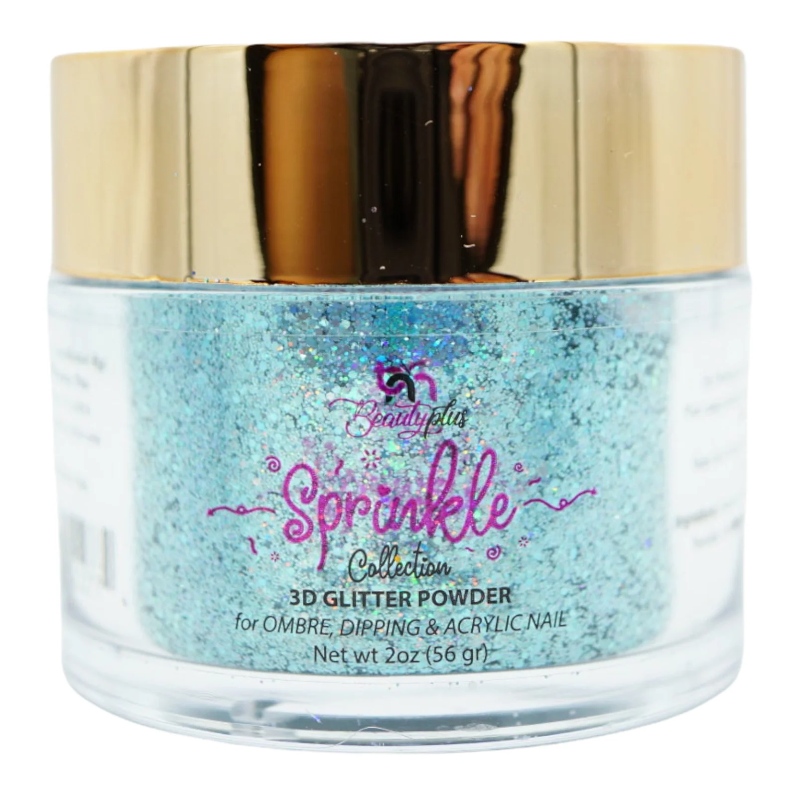 3D Glitter Powder Sprinkle 2oz Nail Art Acrylic Dip #28
