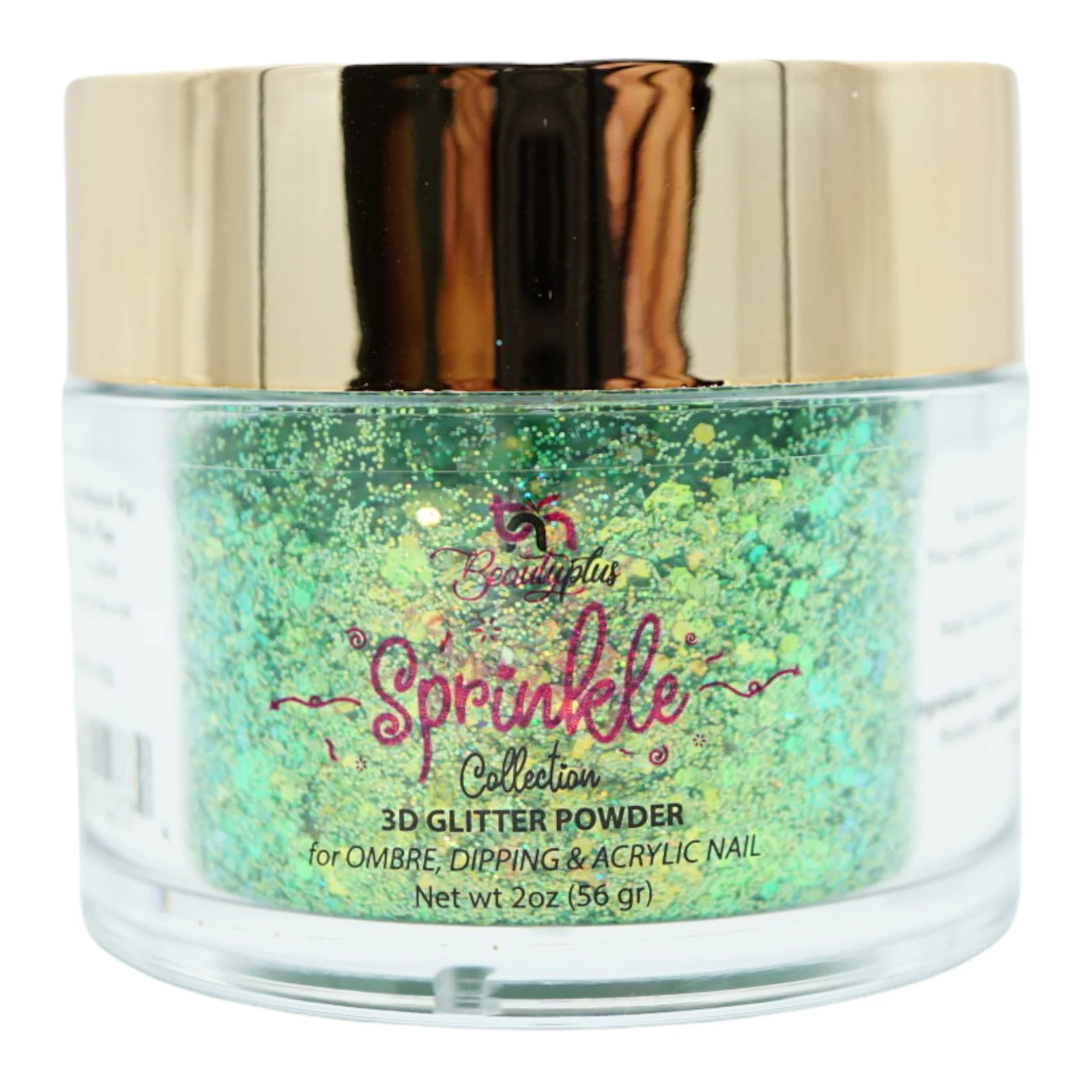 3D Glitter Powder Sprinkle 2oz Nail Art Acrylic Dip #51