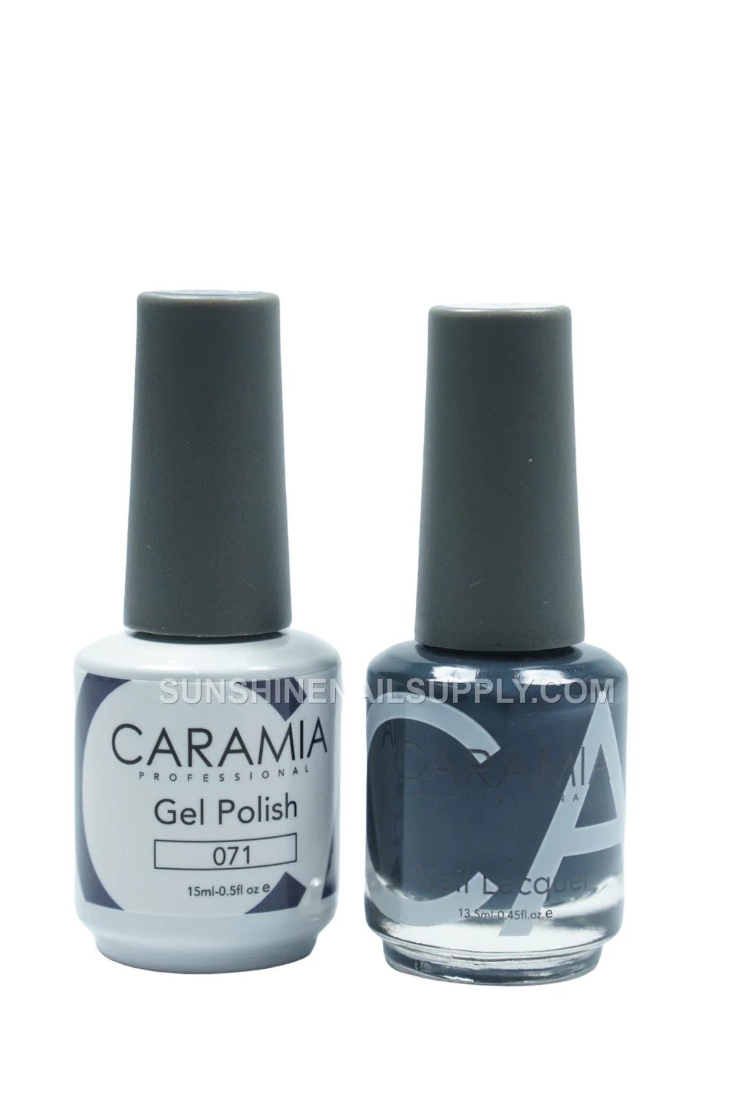 Caramia UV/LED Soak Off Gel Polish #071 – Dark Slate Grey