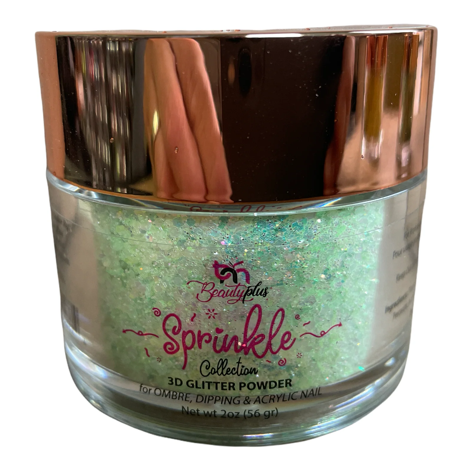 3D Glitter Powder Sprinkle 2oz Nail Art Acrylic Dip #10