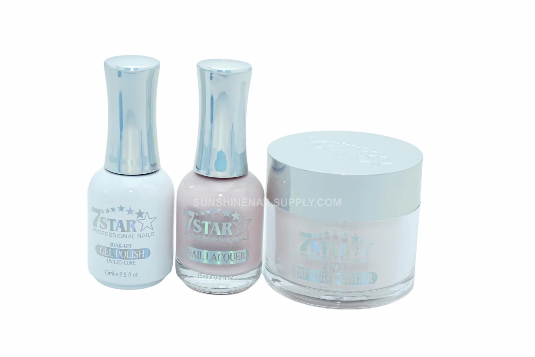 #217 - 7 Star UV/LED Gel Polish 3 in 1 Set – Gel, Lacquer & Powder