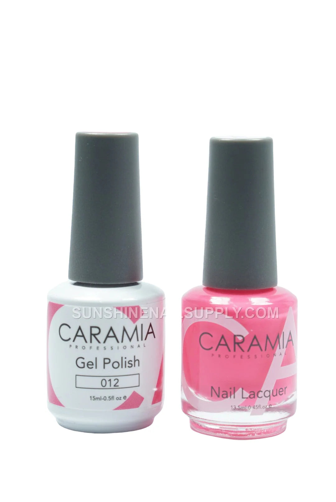 Caramia UV/LED Soak Off Gel Polish #012 – Bright Pink Gel