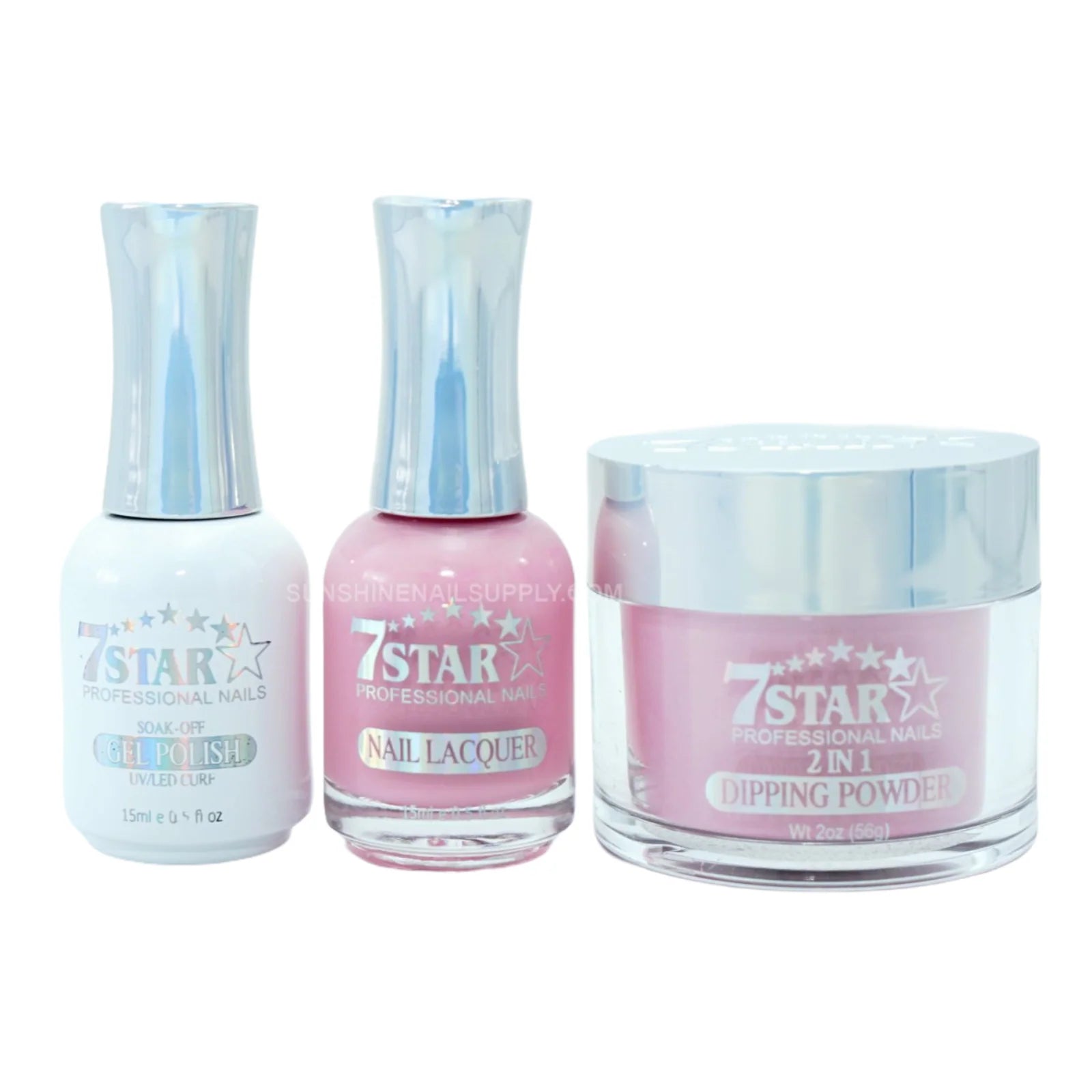 #284 - 7 Star UV/LED Gel Polish 3 in 1 Set | Gel, Lacquer & Powder