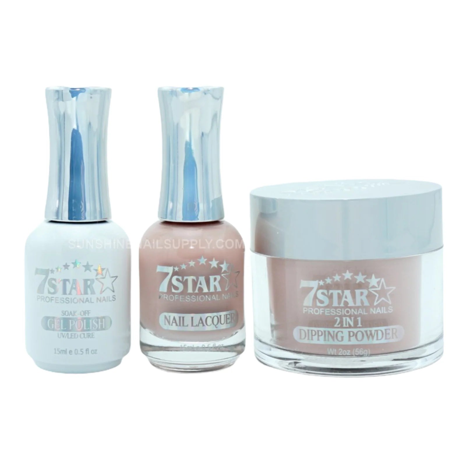 7 Star UV/LED Soak Off Gel Polish 3 in 1 - Gel, Lacquer, Powder
