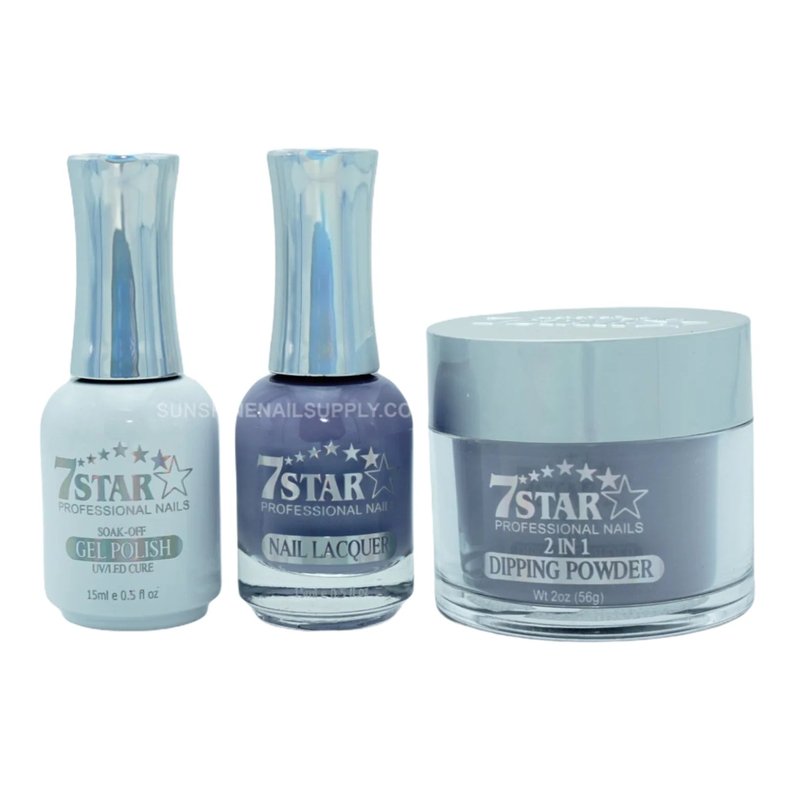 7 Star UV/LED Soak Off Gel Polish 3 in 1 - Gel, Lacquer, Powder