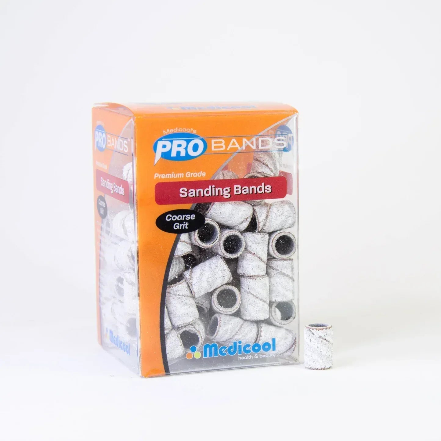 Medicool Zebra Coarse Sanding Bands – 100pcs Box, Premium