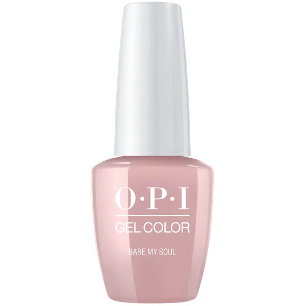OPI GelColor Bare My Soul - Gel Nail Polish 0.5 oz