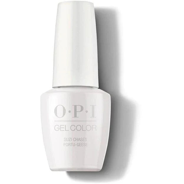 OPI GelColor Suzi Chases Portu-geese 0.5 oz - Elegant White