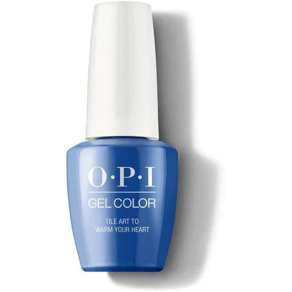 OPI GelColor Tile Art to Warm Your Heart 0.5 oz - Bold Blue