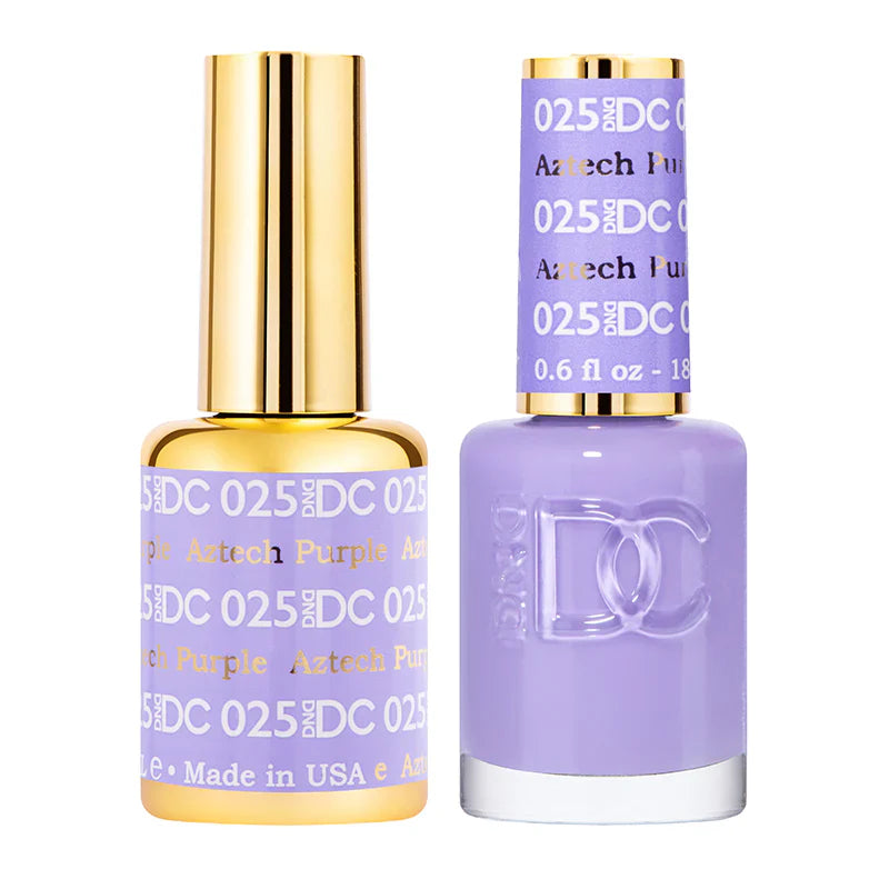#025 - DND DC Gel Polish - Aztech Purple UV/LED Soak Off Gel