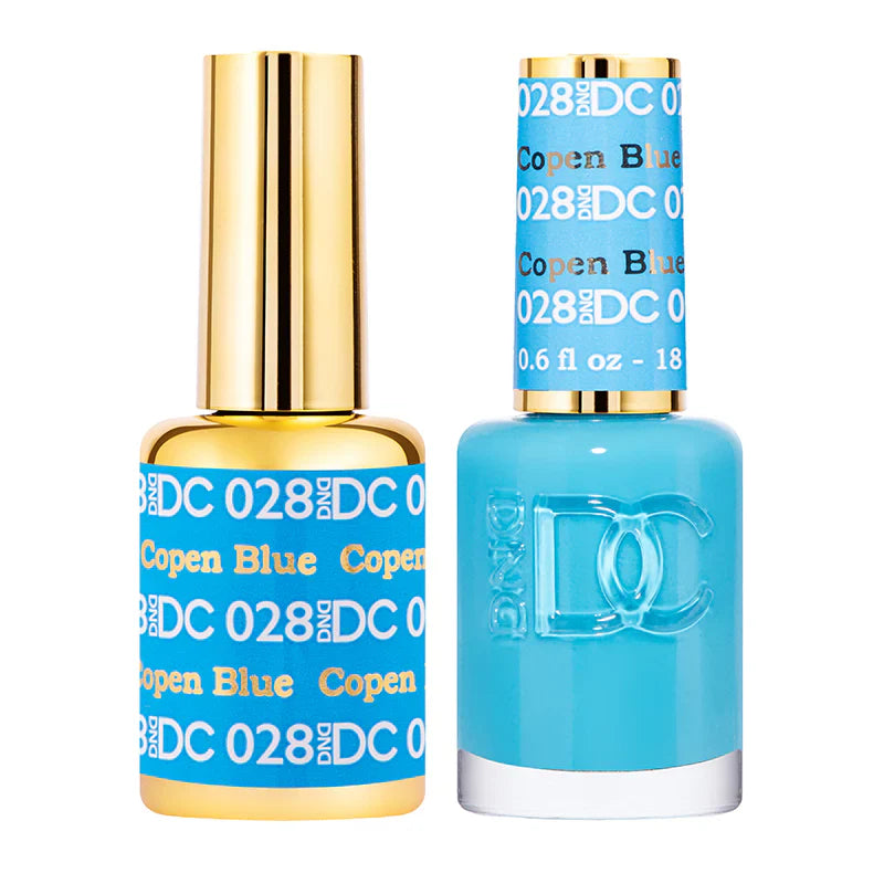 #028 -DND DC Gel Polish - Copen Blue UV/LED Soak Off Gel