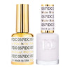 #057 -DND DC Gel Polish - White Bunny (0.6 oz)