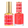 #063 - DND DC Gel Shocking Orange UV/LED Soak Off Gel Polish