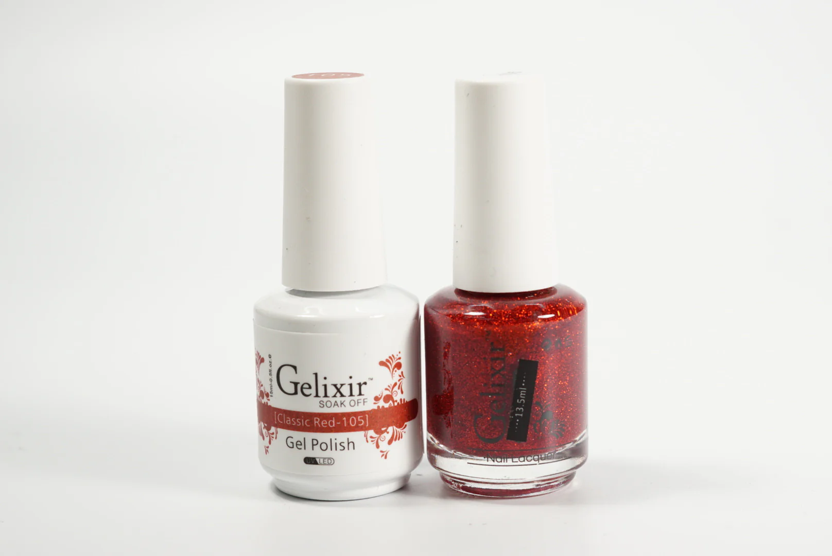 Gelixir UV/LED Soak Off Gel Polish #105 - Classic Red (15ml)