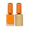 DND Diva Gel UV/LED Perfect Orange Soak Off Gel Polish #208