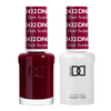 DND Gel Polish #432 - Dark Scarlet UV/LED Soak Off Gel
