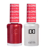 DND #476 Gold in Red Gel Polish - UV/LED Soak Off