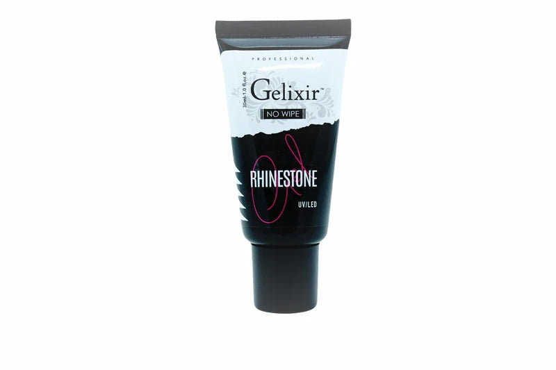 Gelixir Nail Art Glue Gel for Rhinestones – 30ml, No Wipe