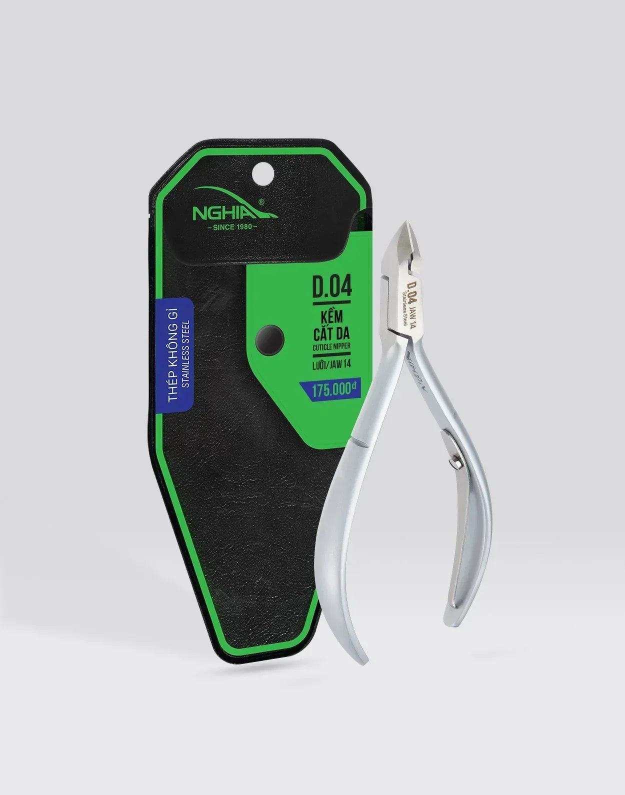 NGHIA Stainless Steel Cuticle Nipper D04 - Precision Trimmer