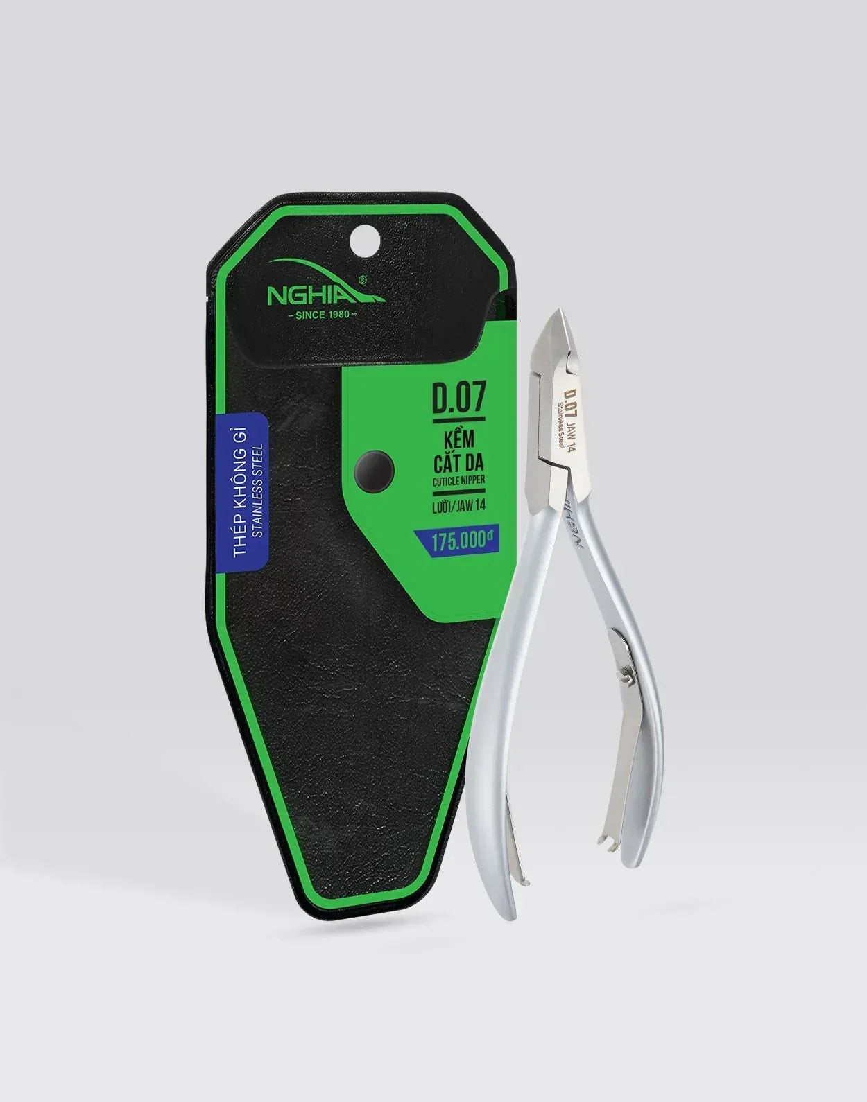NGHIA Stainless Steel Cuticle Nipper D07 - Precision Care