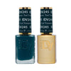 DND Diva Gel UV/LED Soak Off Gel Polish #245 - Teal Treasures