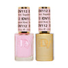 DND Diva #112 Sugared Rose Gel & Lacquer Duo - UV/LED