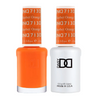 DND Gel UV/LED Soak Off Gel Polish #713 - Orange Sherbet