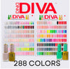 DND Diva 288 Colors Gel Polish & Lacquer Set - Complete Kit