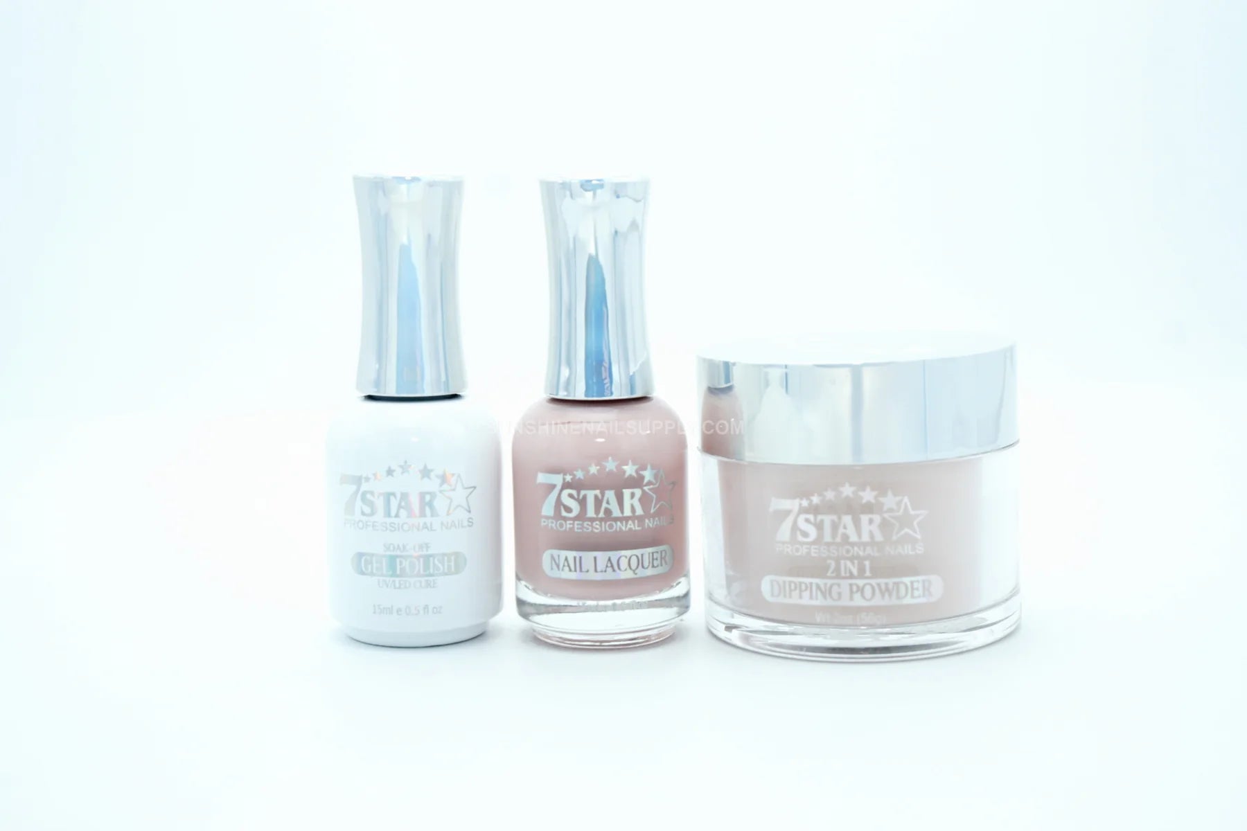 7 Star UV/LED Soak Off Gel Polish 3-in-1 Set – Gel, Lacquer, Dip