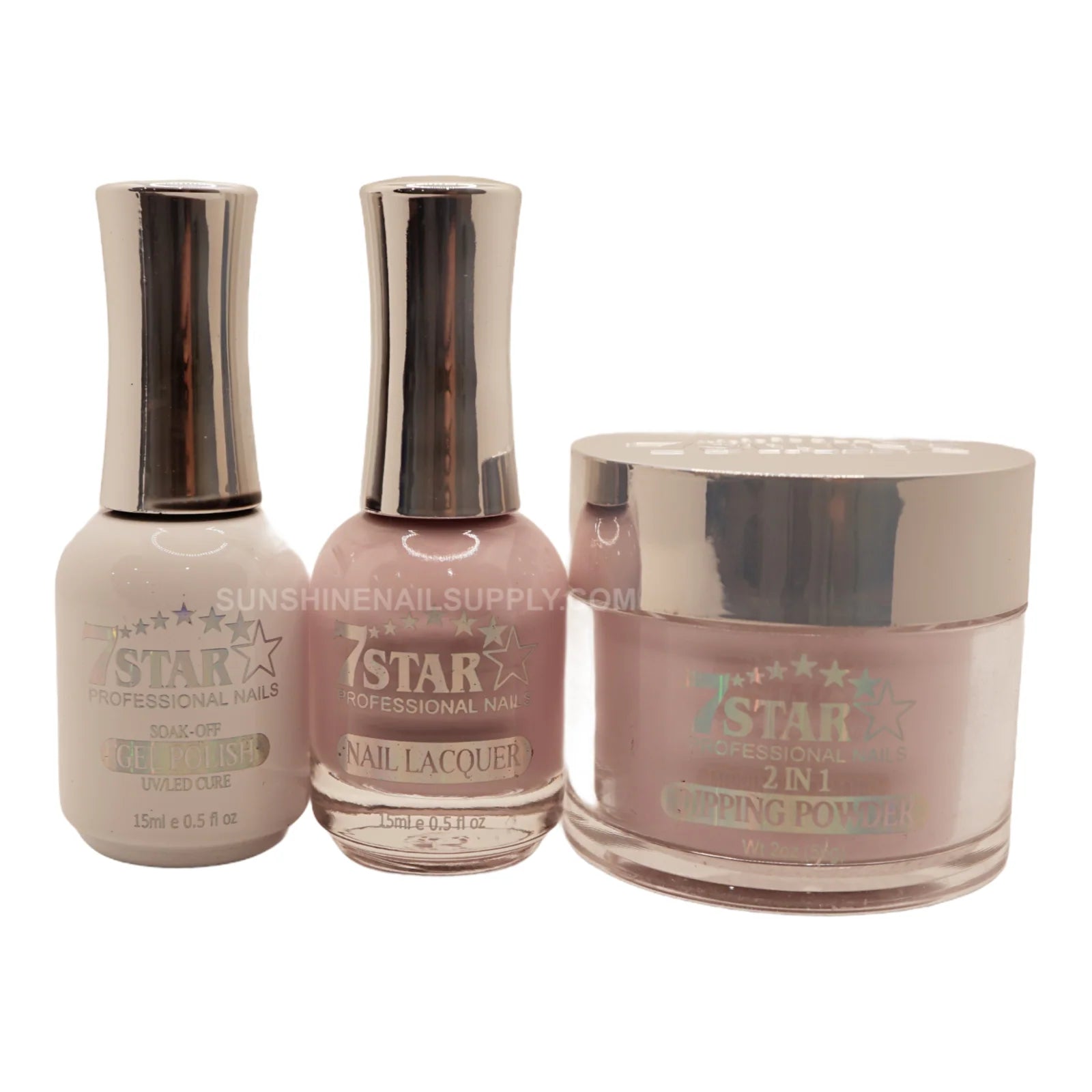 7 Star UV/LED Gel Polish 3 in 1 Set - Gel, Lacquer, Powder #428