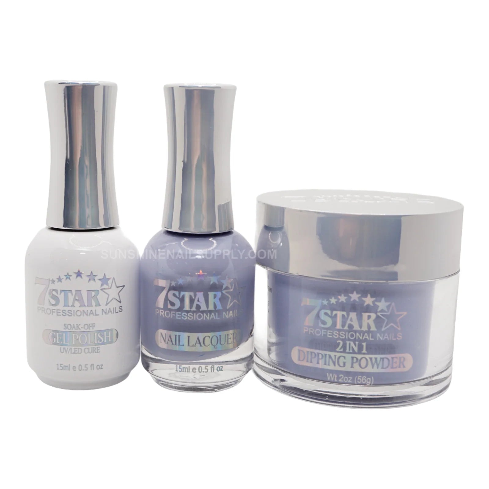 7 Star UV/LED Gel Polish 3 in 1 Set - Gel, Lacquer, Powder #432