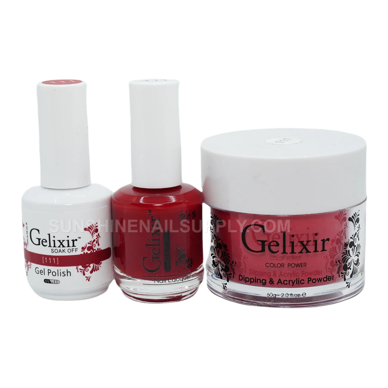 Gelixir UV/LED Soak Off Matching Gel and Polish #111 (15ml)