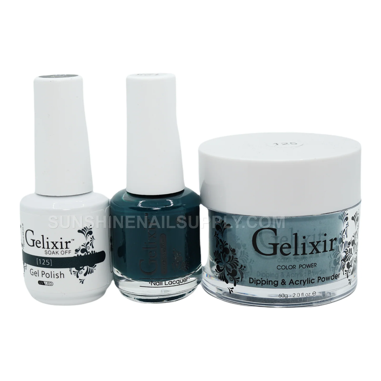 Gelixir UV/LED Soak Off Matching Gel and Polish #125 (15ml)