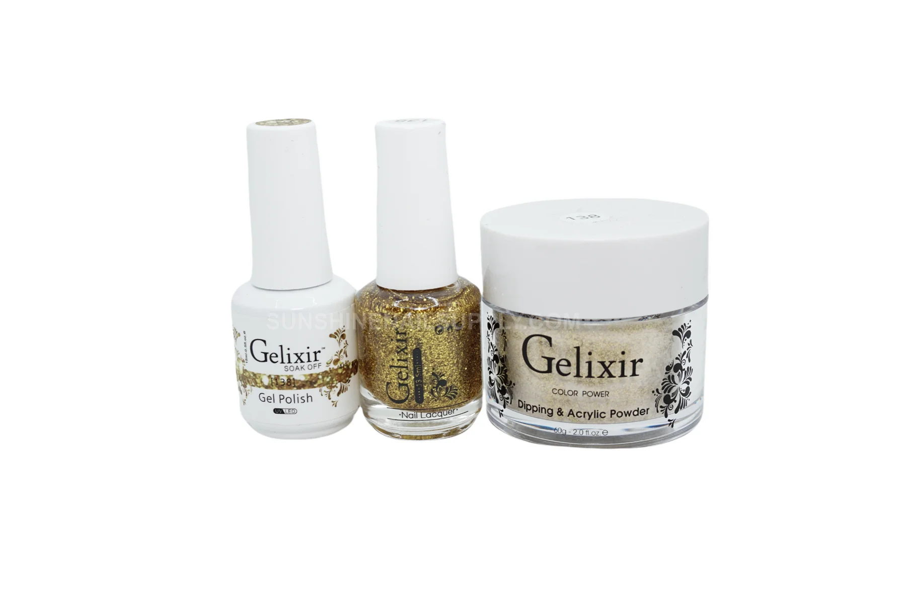 Gelixir UV/LED Soak Off Matching Gel and Polish #138 (15ml)