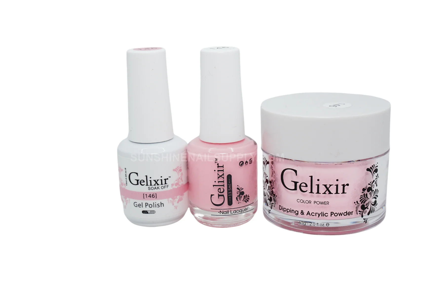 Gelixir UV/LED Soak Off Matching Gel and Polish #146 (15ml)