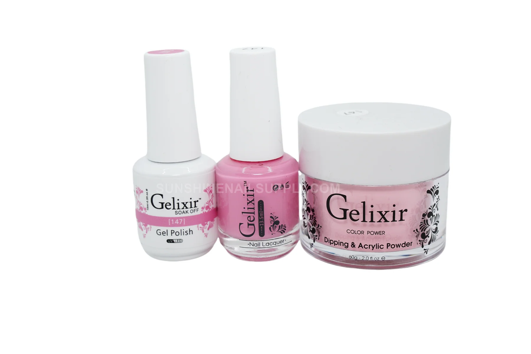 Gelixir UV/LED Soak Off Matching Gel and Polish #147 (15ml)