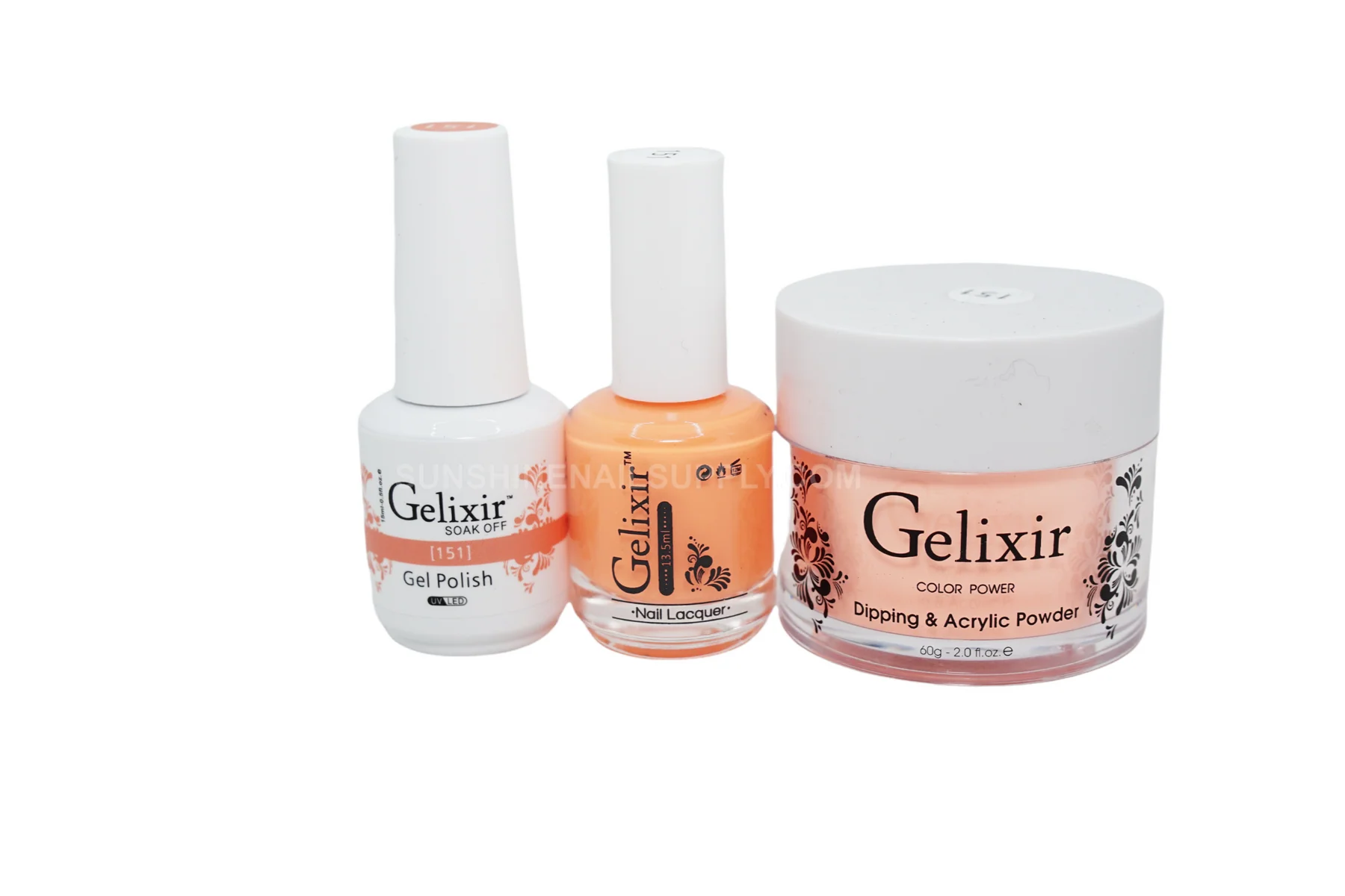 Gelixir UV/LED Soak Off Matching Gel and Polish #151 (15ml)
