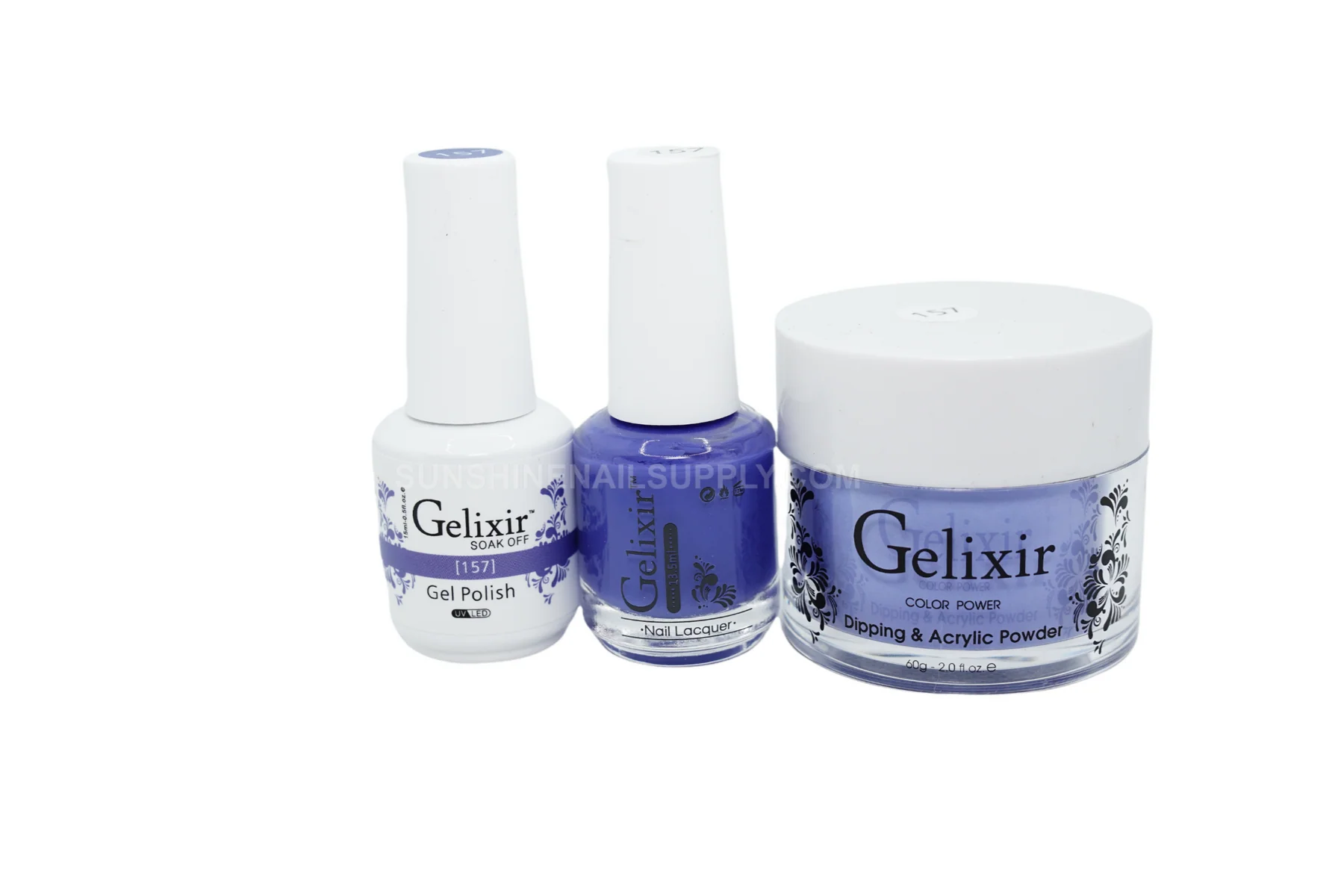 Gelixir UV/LED Soak Off Matching Gel and Polish #157 (15ml)