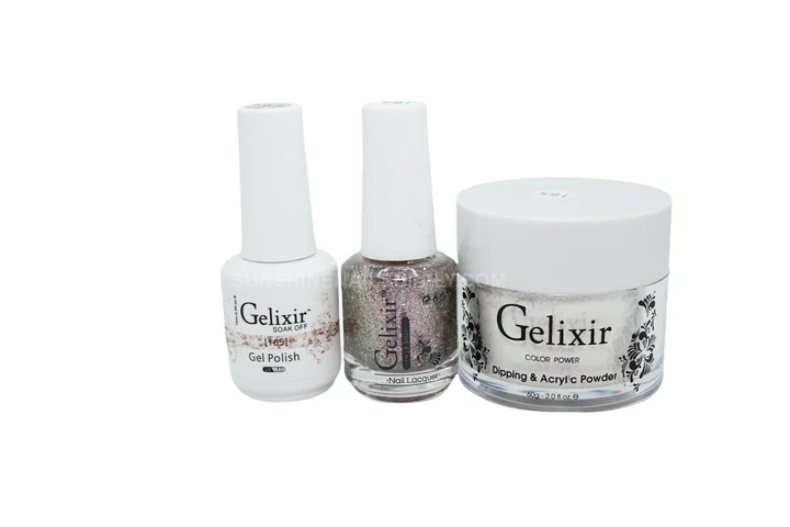 Gelixir UV/LED Soak Off Matching Gel and Polish 3in1 - #165
