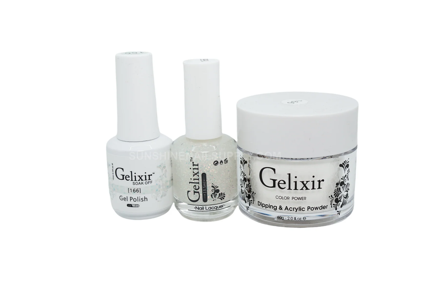 Gelixir UV/LED Soak Off Matching Gel and Polish - #166