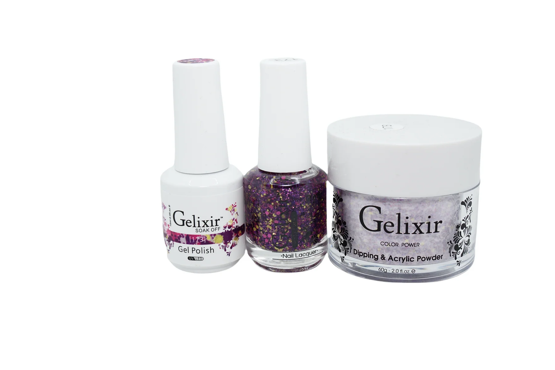 Gelixir UV/LED Soak Off #173 Gel & Polish 3in1 - 15ml & 13.5ml