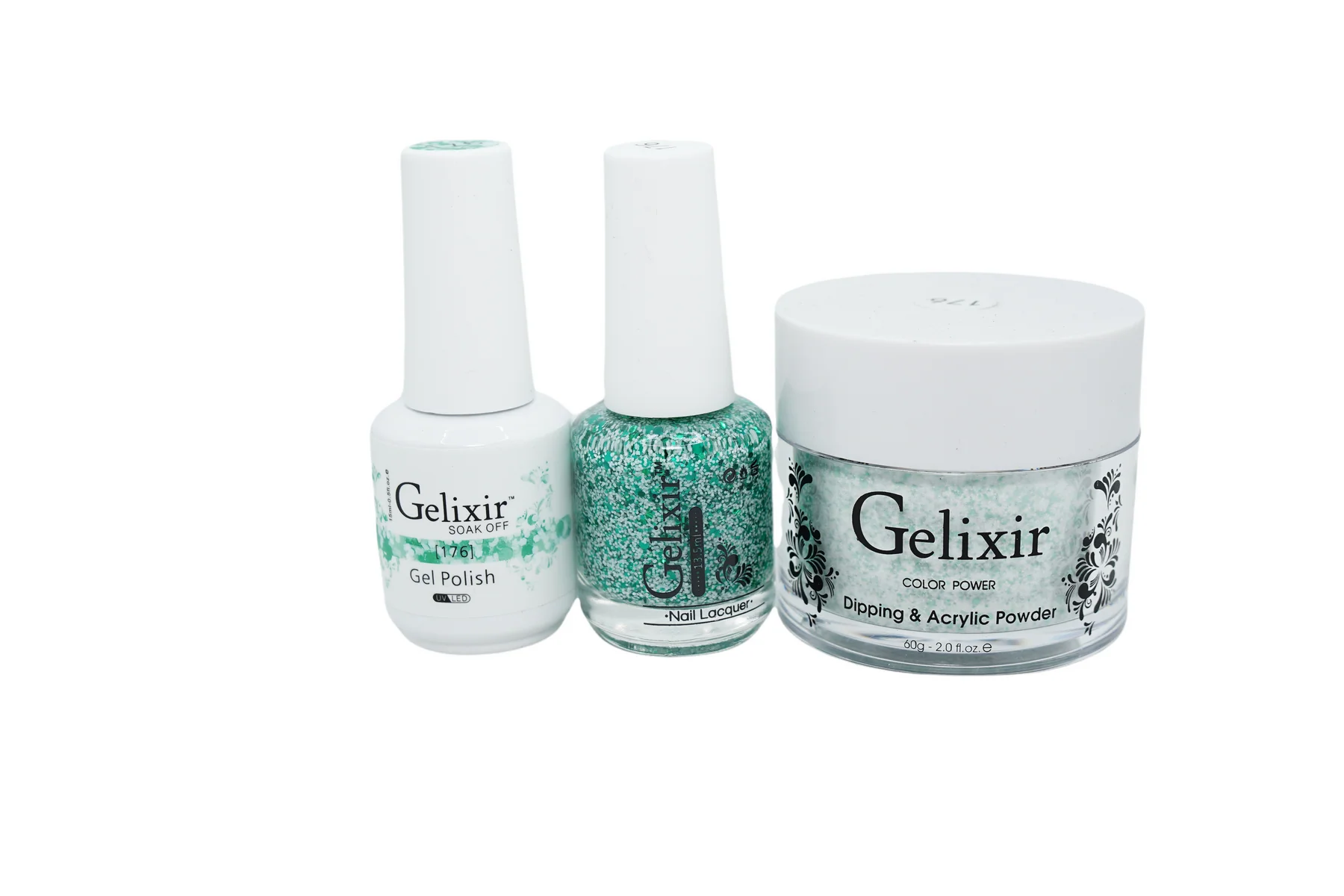 Gelixir UV/LED Soak Off #176 Gel & Polish 3in1 - 15ml & 13.5ml