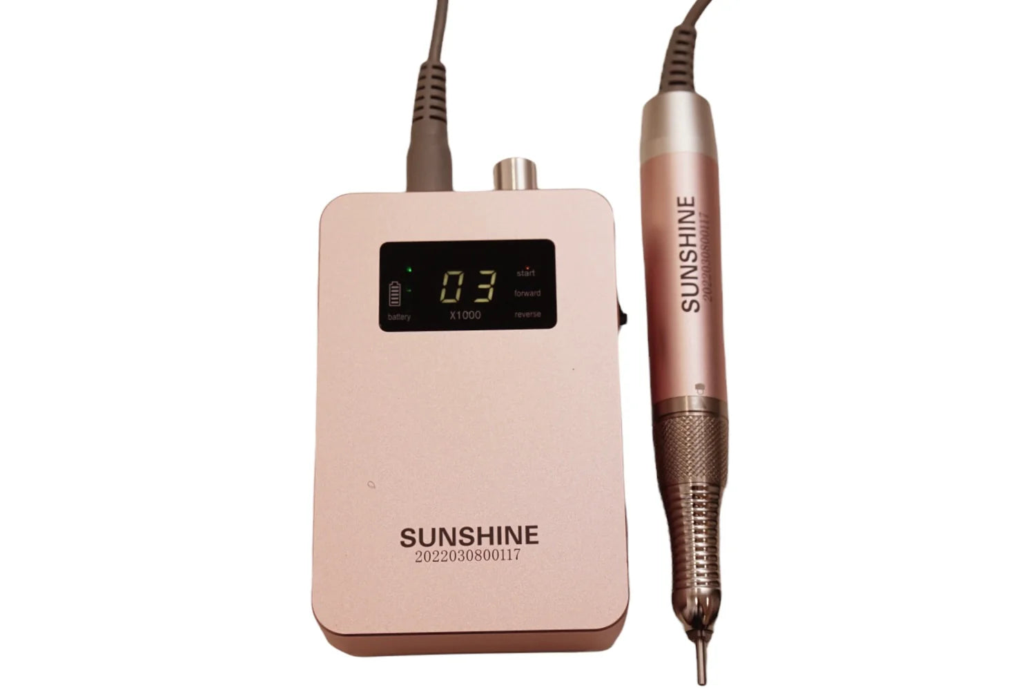 Sunshine Portable Professional Nail Drill - Rechargeable Quiet