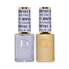 DND Diva #101 Cotton Candy Lilac Gel & Lacquer Duo - Soft Purple