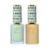 DND Diva #105 Pastel Pear Gel & Lacquer Duo - UV/LED