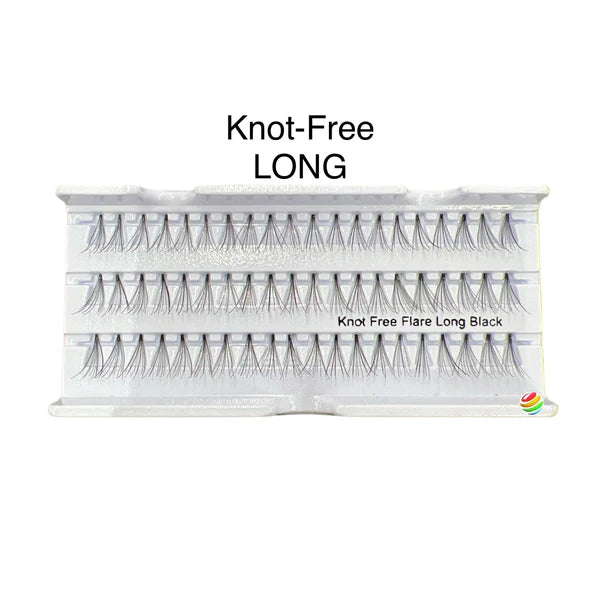 FLARE Eyelash (Knot Free) LONG - 100 Trays