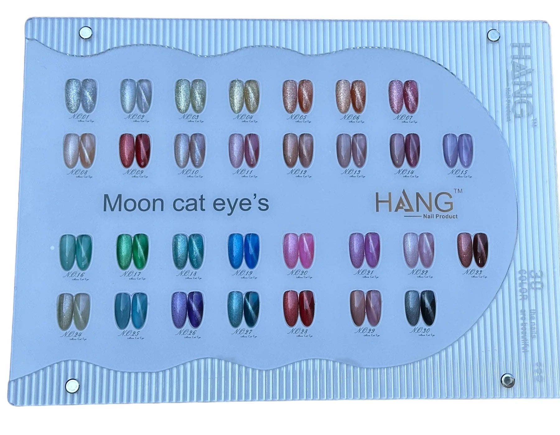 Hang Moon Cat Eye 30 Colors Set for Stunning Nail Art