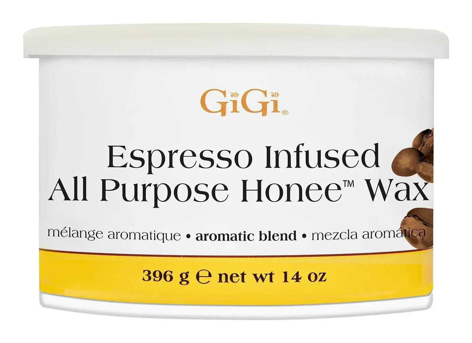 GiGi Espresso All Purpose Honee Wax - 14oz Aromatic Blend