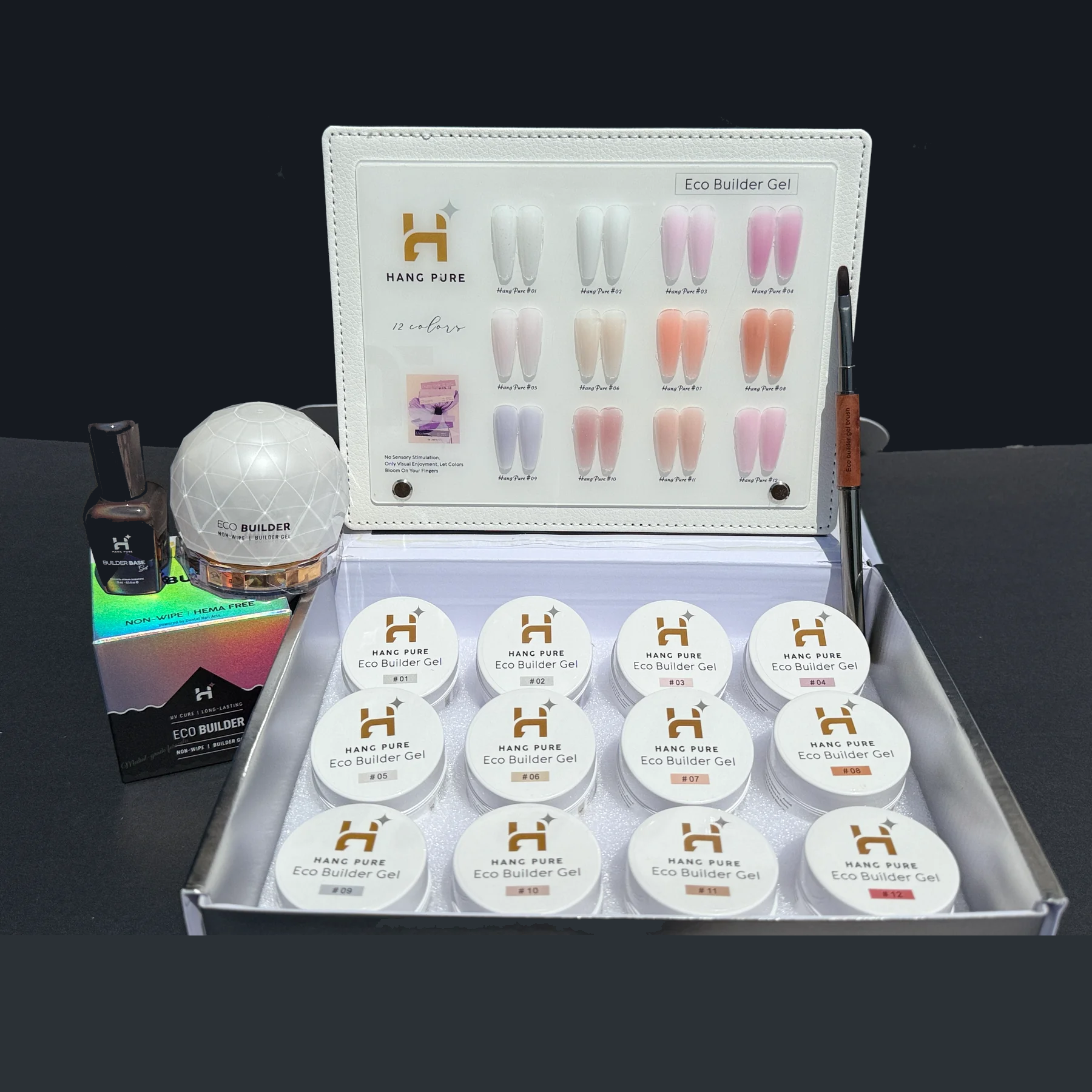 HANG builder gel - 12 colors collection