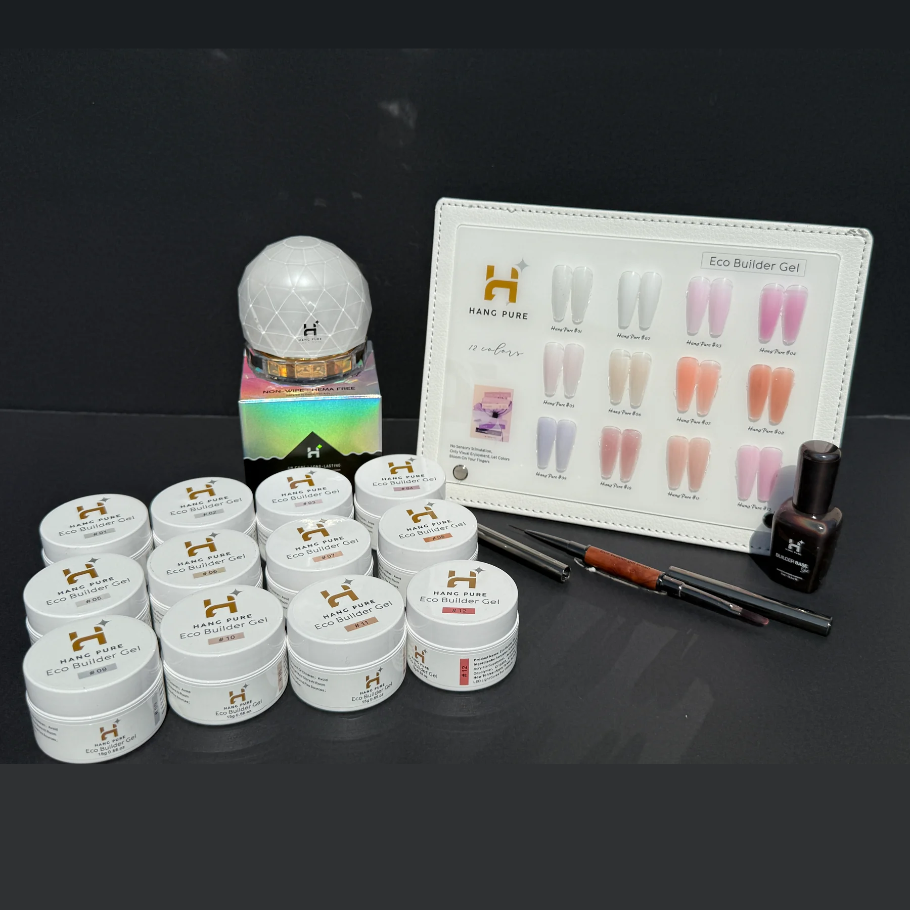 HANG builder gel - 12 colors collection